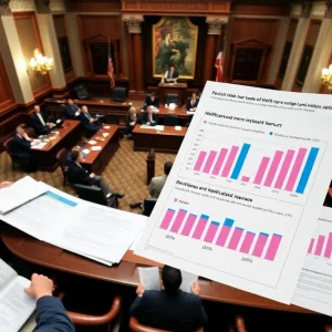 Image of Pennsylvania State Capitol during budget discussions about Medicaid funding