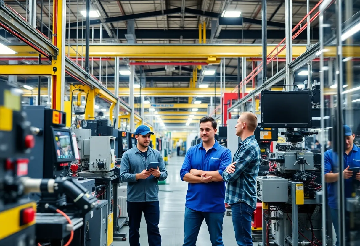 Premier Automation manufacturing facility showcasing advanced technology