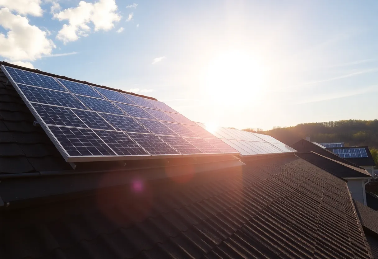 Solar panels in Southwestern Pennsylvania