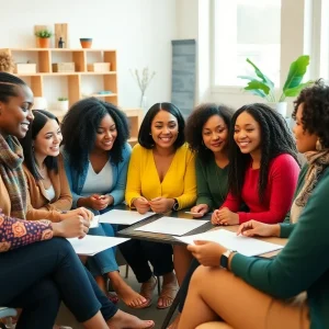 Diverse small business owners participating in a workshop