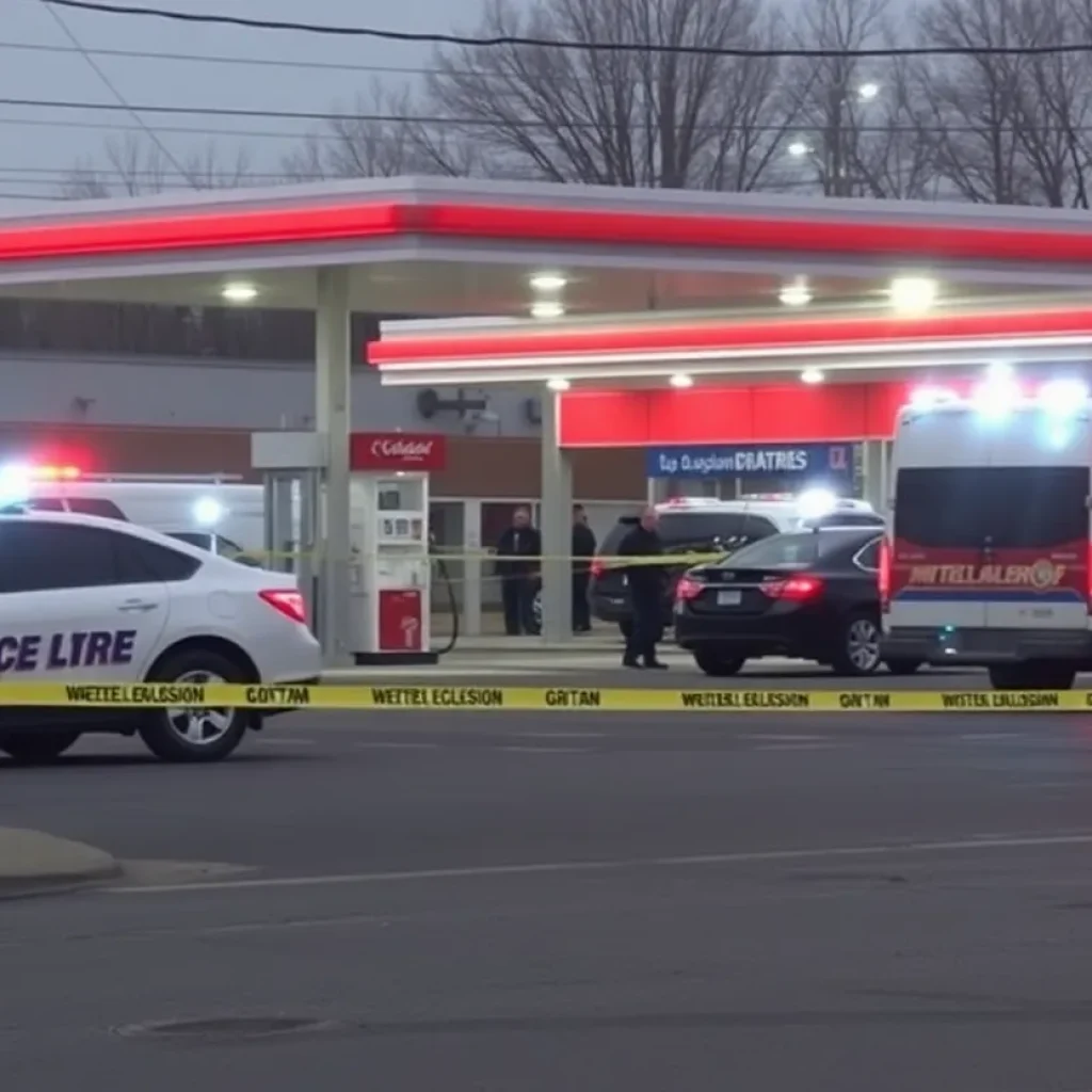 Police response to ATM explosion at gas station in North Philadelphia