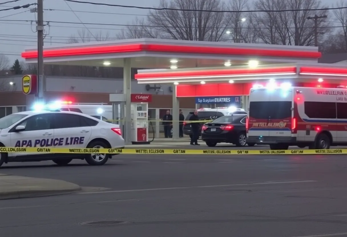 Police response to ATM explosion at gas station in North Philadelphia