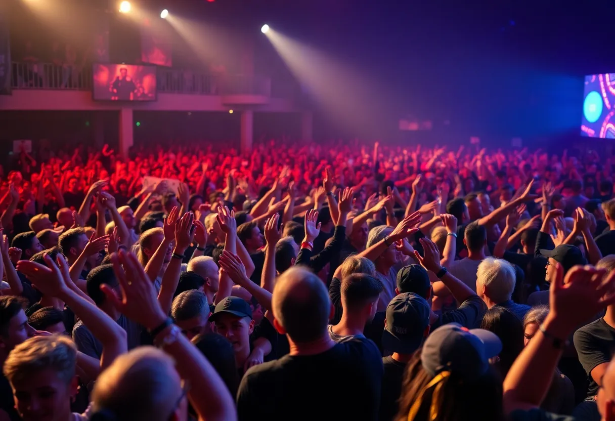 Audience at a Billy Joel concert
