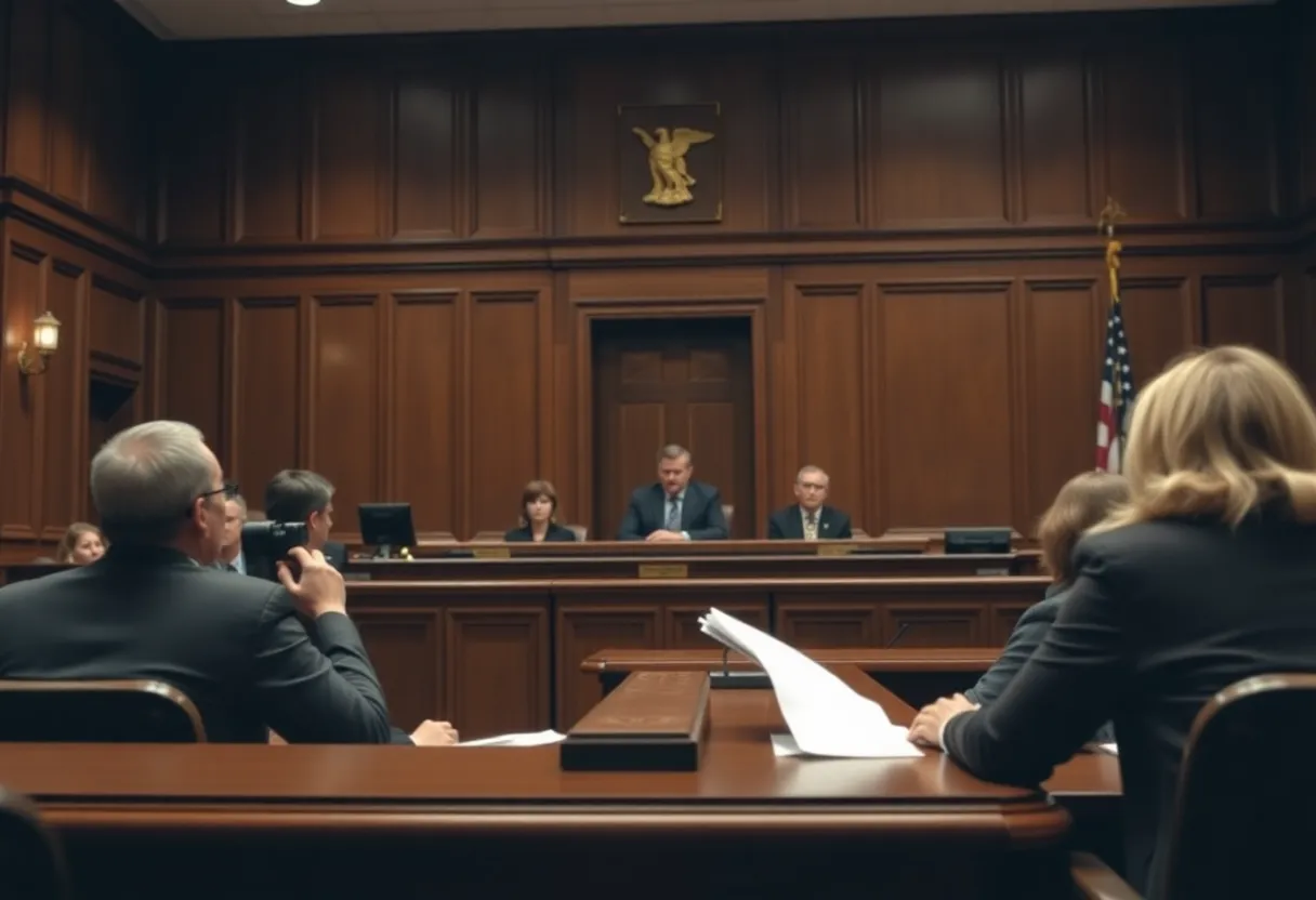 Image of scales of justice and a gavel representing legal proceedings