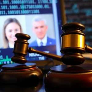 Representation of deepfake technology with legislative elements