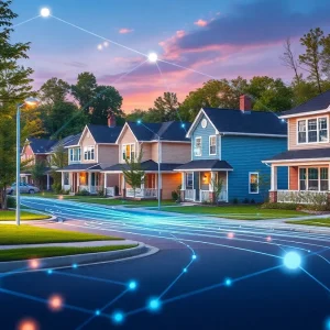 Modern homes in York County with fiber-optic internet infrastructure