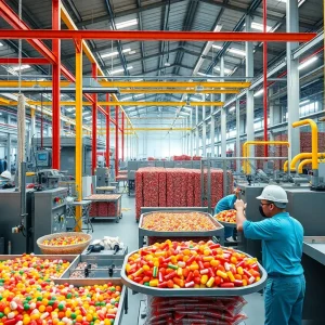 Kervan USA candy manufacturing facility under construction