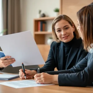 A lawyer providing legal support to abuse survivors