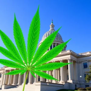 Legislative action on cannabis with a focus on Pennsylvania state capitol.