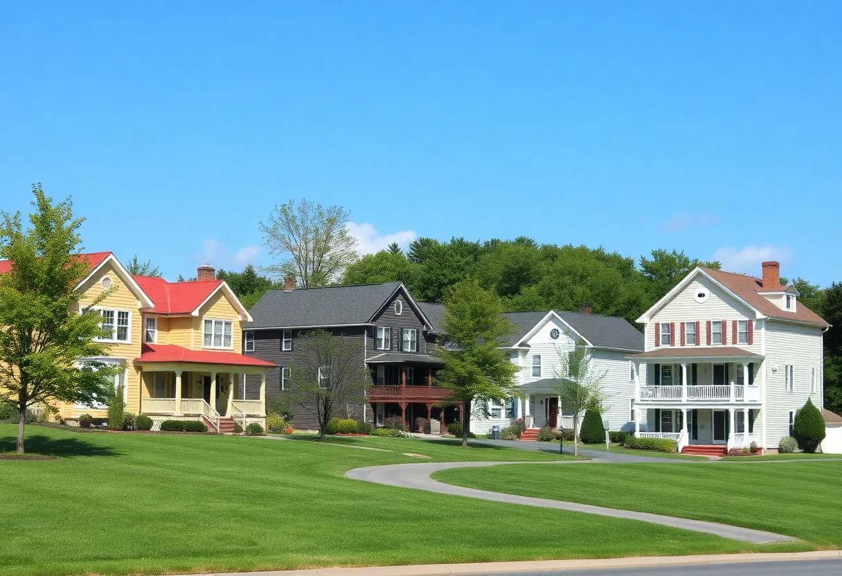 Residential homes in Pennsylvania showcasing community and support.