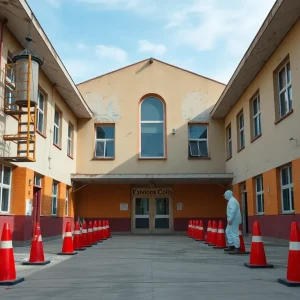 School building highlighting asbestos management concerns