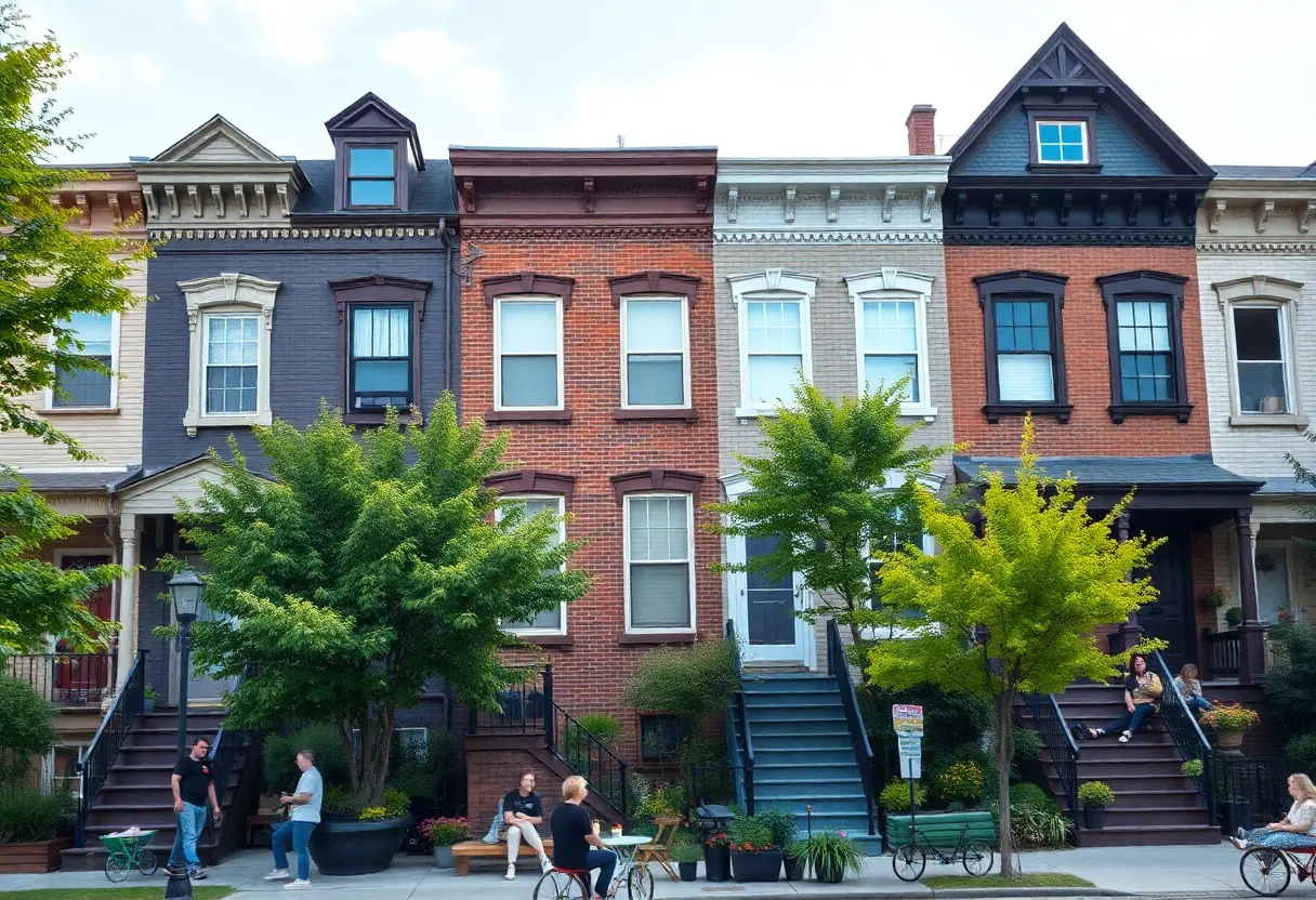 Diverse Philadelphia neighborhood featuring homes, parks, and local amenities.