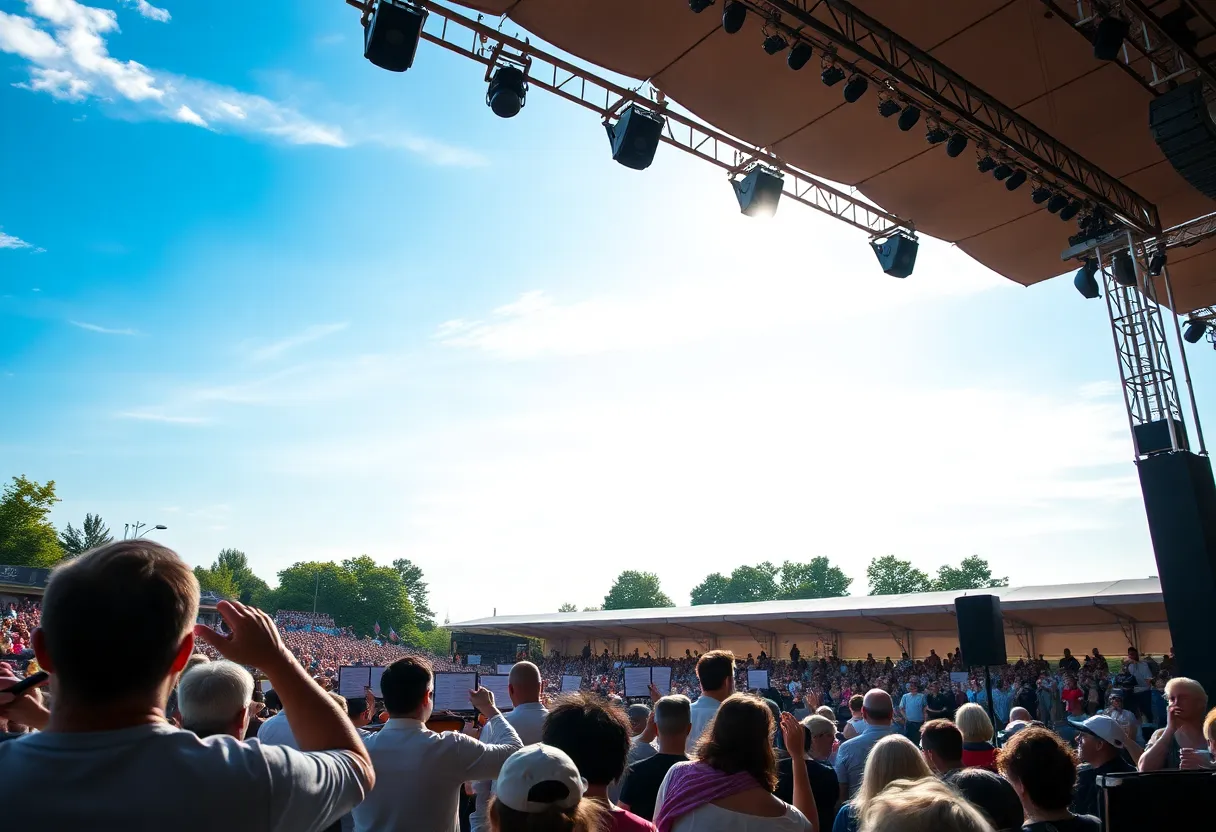 Philadelphia Orchestra performing at Saratoga Performing Arts Center summer residency