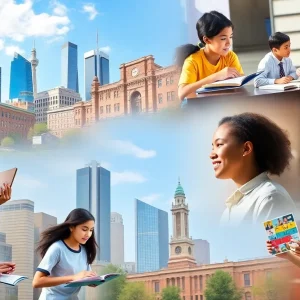 Collage of students from top high schools in Philadelphia, PA