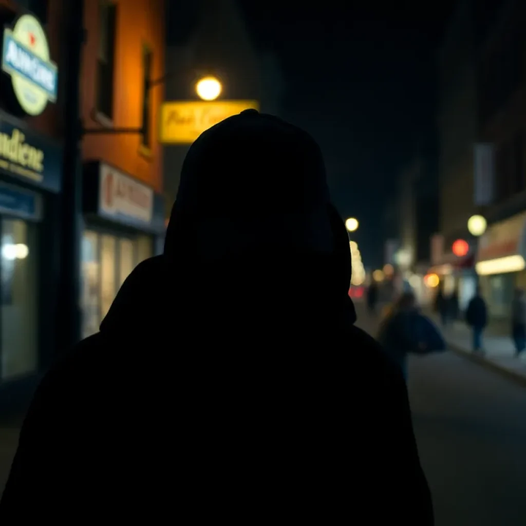 Surveillance footage of a burglar in Philadelphia