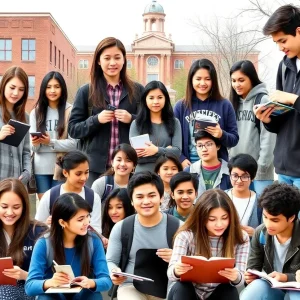 Students at Philadelphia's top high schools engaged in various educational activities.