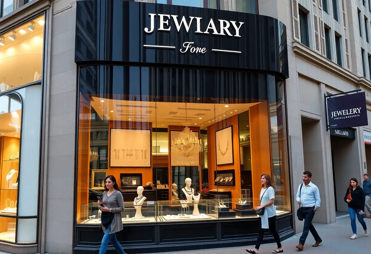 Exterior view of Tower Jewelers in Downtown Harrisburg