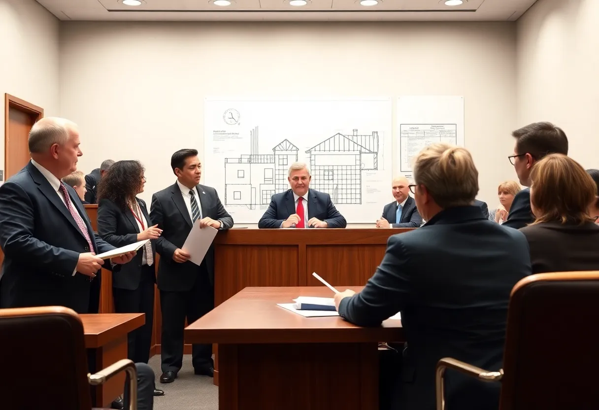 Courtroom scene for Philadelphia Indemnity Insurance lawsuit