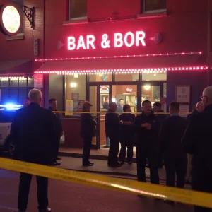 Police responding to a shooting incident outside 7 Elements Lounge in Philadelphia