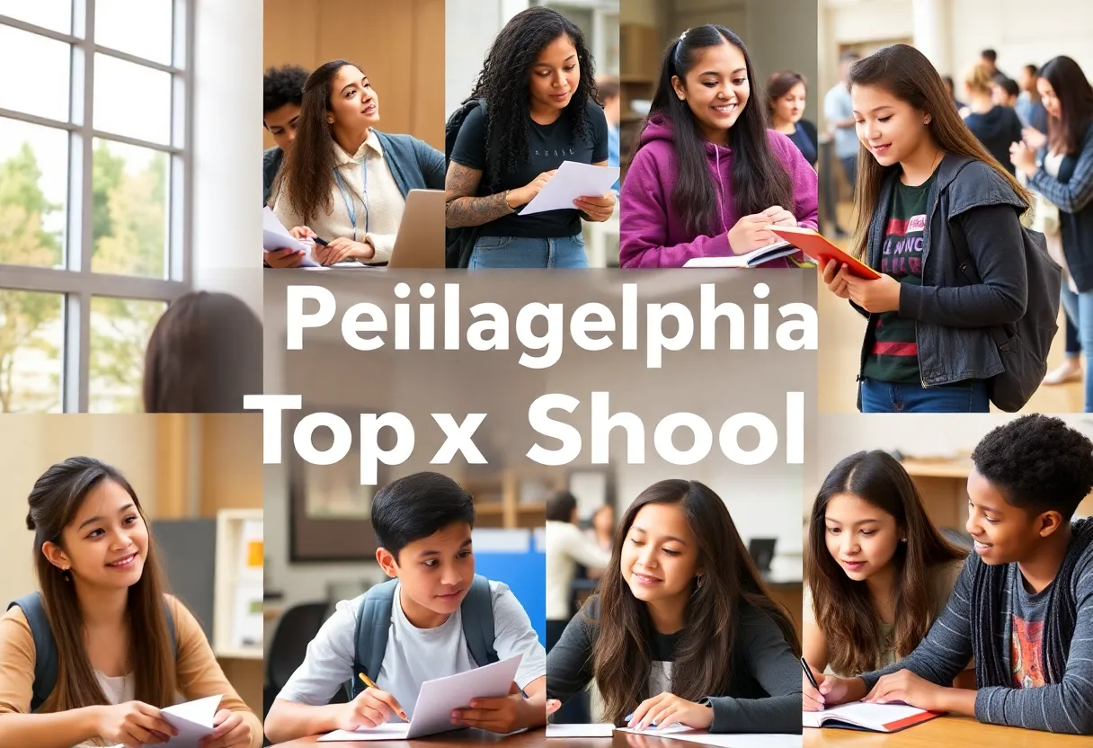 Students at top high schools in Philadelphia