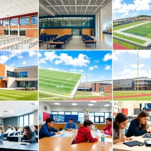 Modern facilities and classrooms in independent high schools