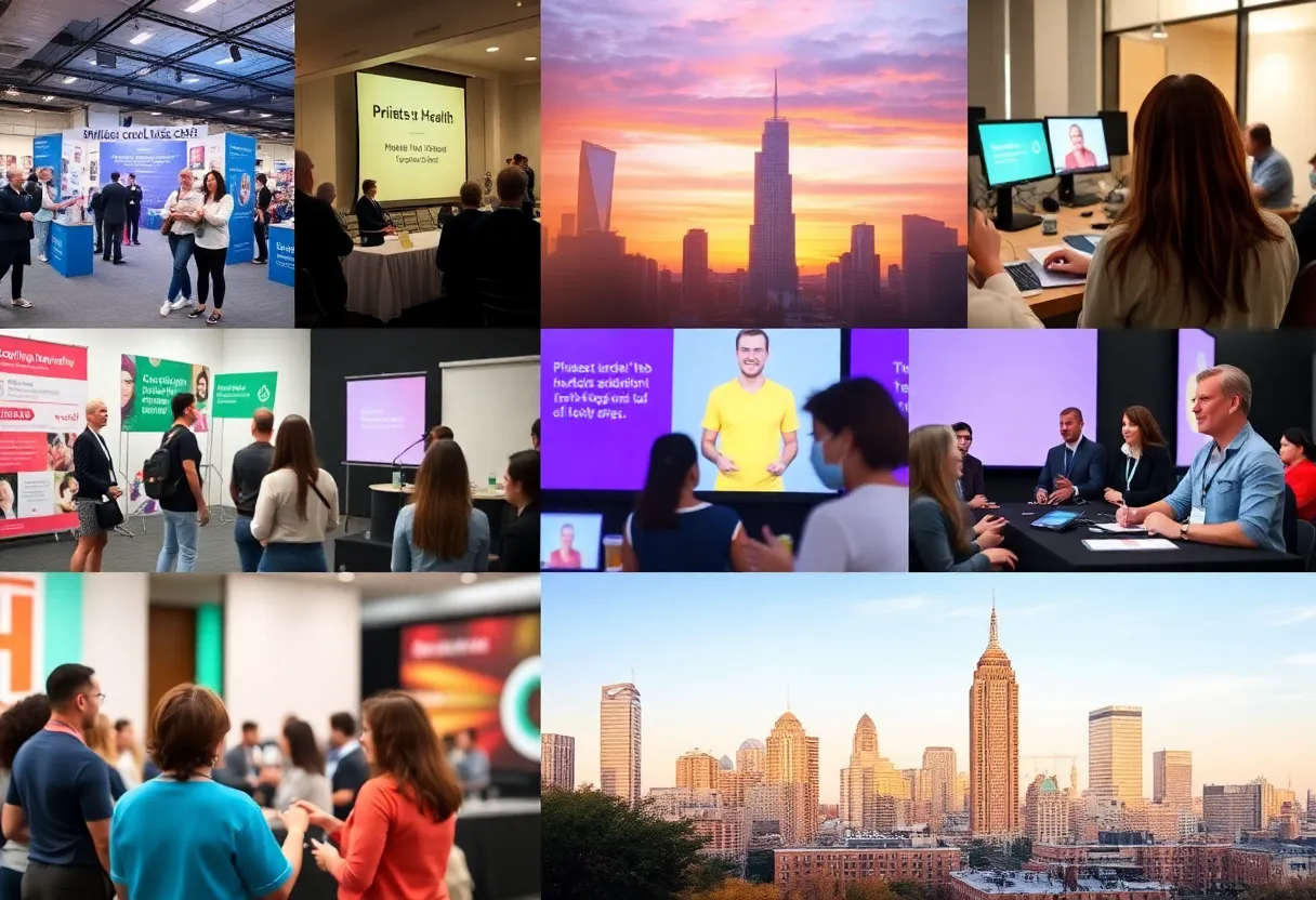 Collage of health events in Philadelphia during September 2025
