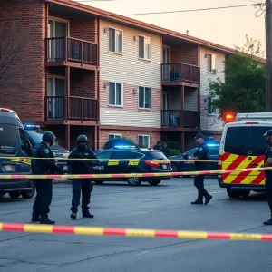 Tense police presence during a standoff in San Diego