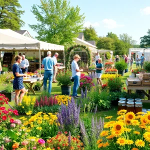 Participants enjoying various garden activities during September events in Philadelphia