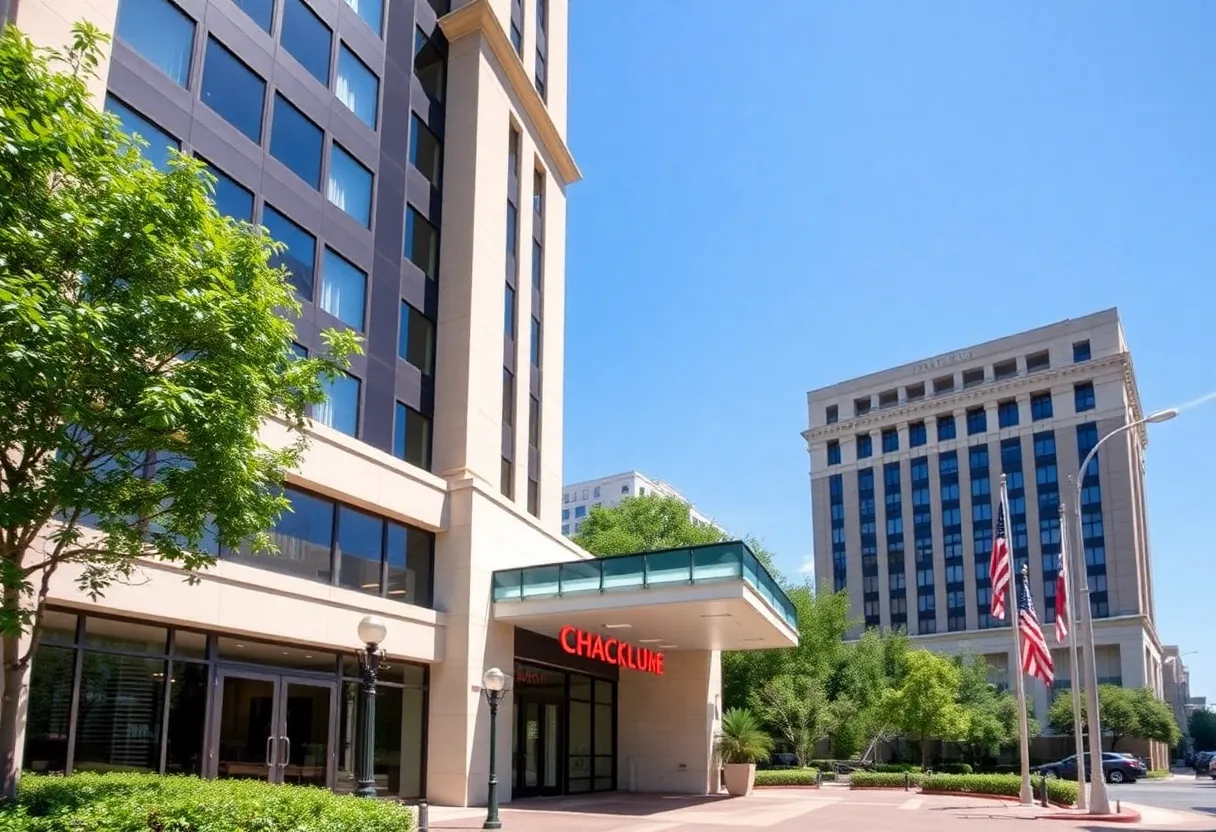 Exterior view of St. Gregory Hotel in Washington D.C.