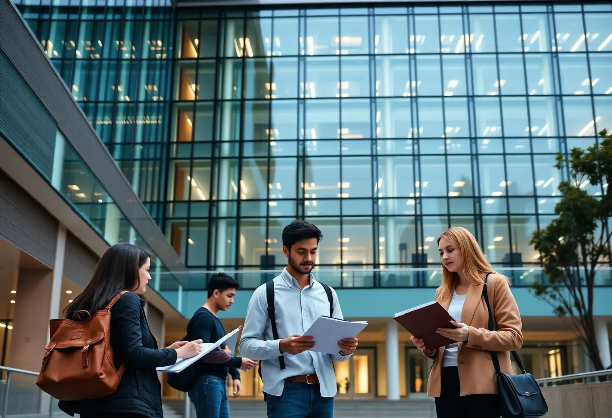 Students engaged in Quantitative Finance studies at Wharton School