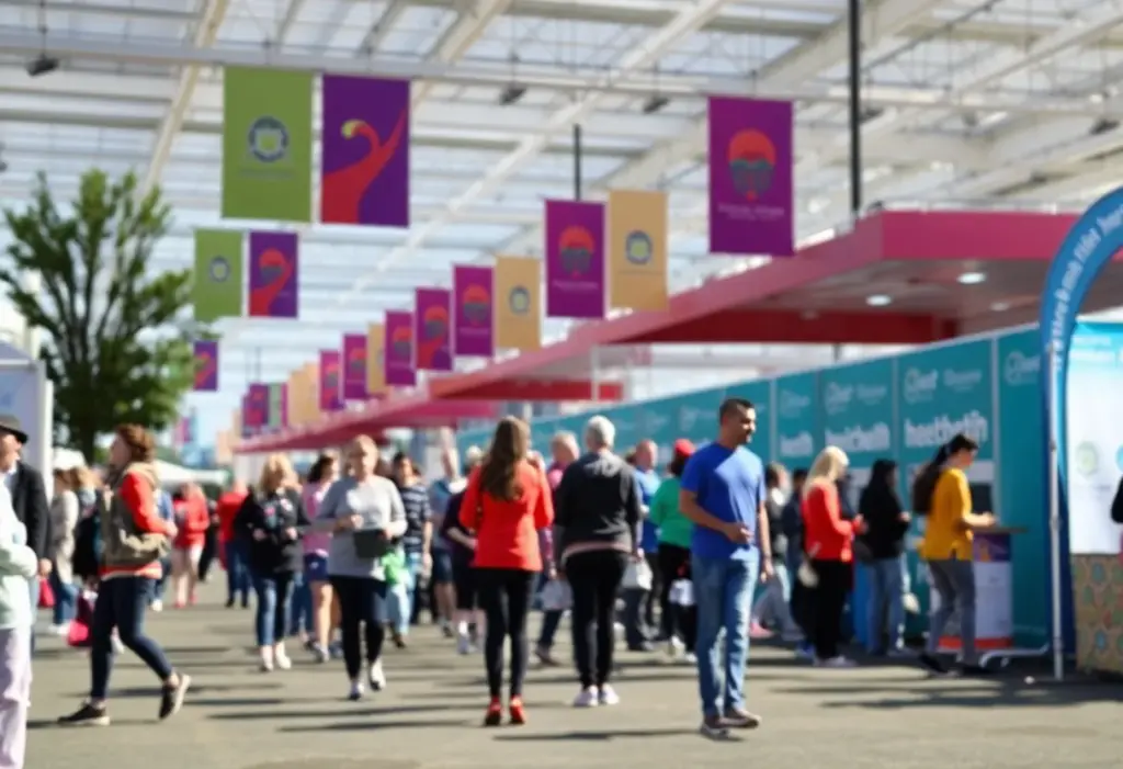 Community health events in Philadelphia featuring diverse participants and activities