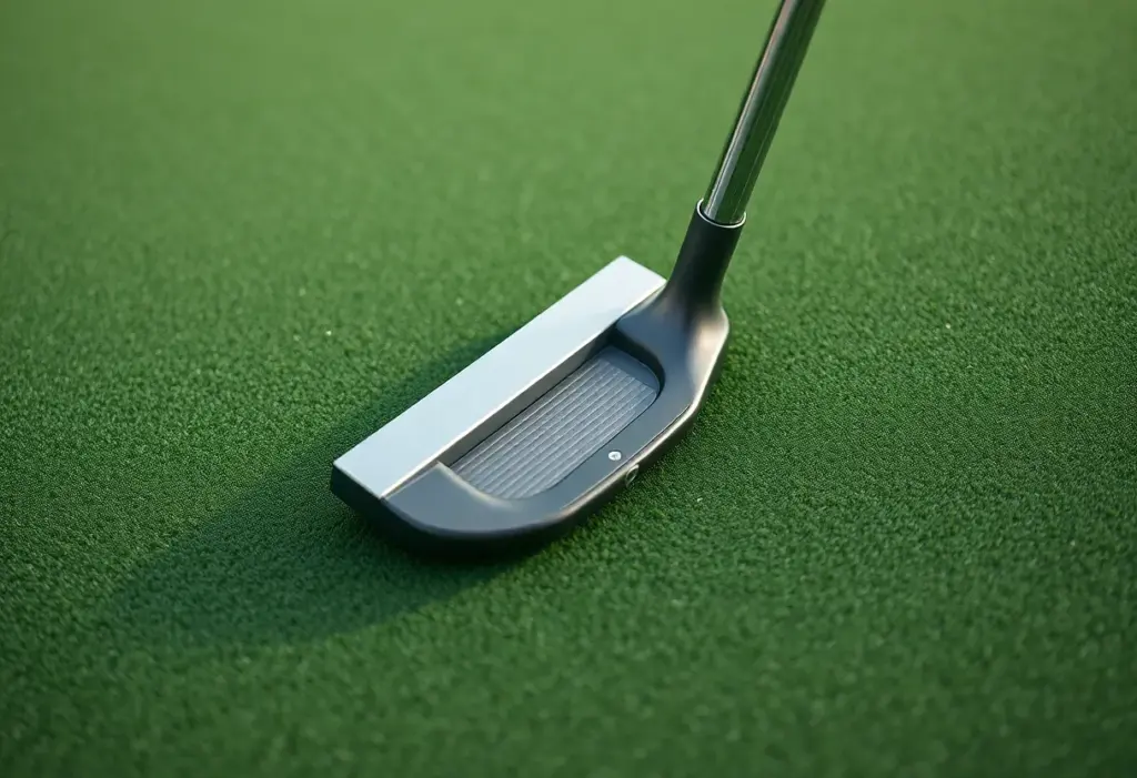PXG Mustang ZT Putter on a golf course