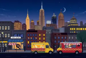 Closed businesses in Philadelphia during curfew hours