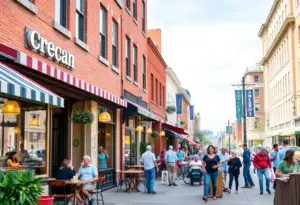 Customers enjoying new food options in Philadelphia's café scene.