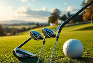 Luxurious PXG golf clubs illustrating advanced design