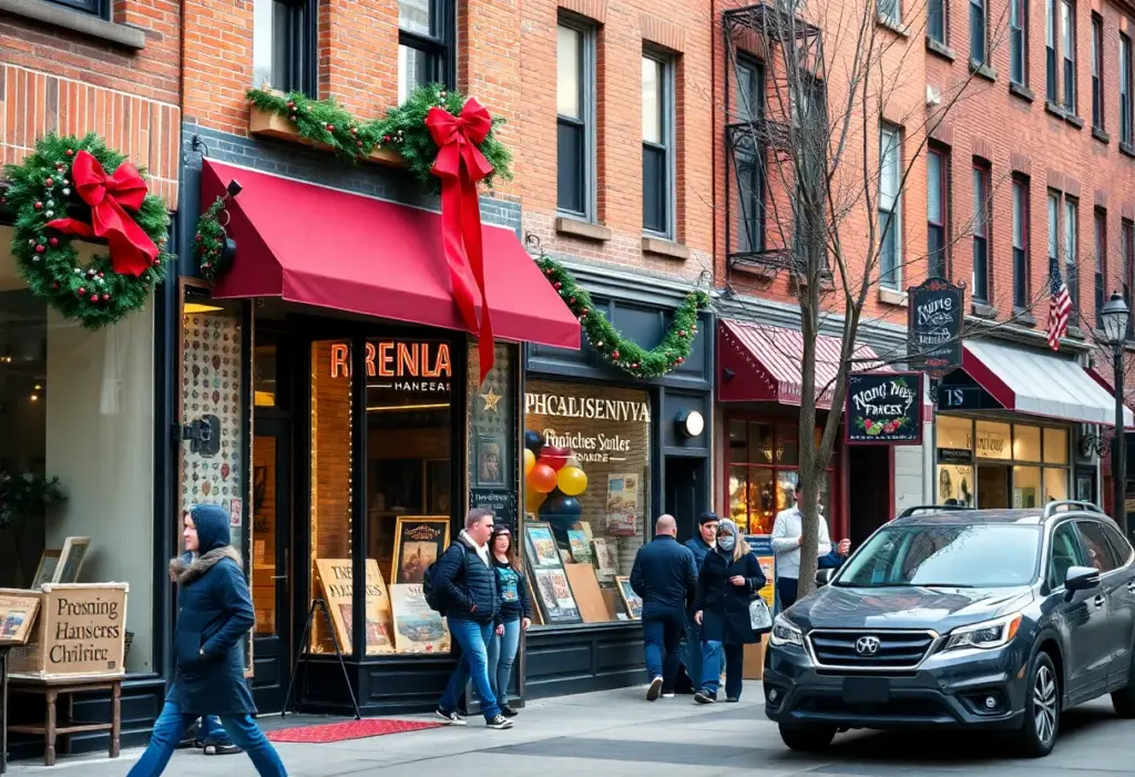 Philadelphia small businesses decorated for the holiday season