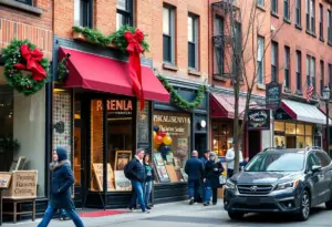 Philadelphia small businesses decorated for the holiday season