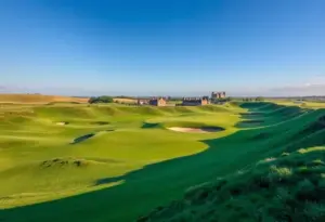 Golfers on The Old Course showcasing course enhancements