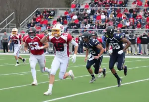 Bucks County high school football playoff game action