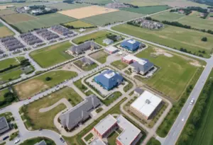 Conceptual design of mixed-use development in Chester County