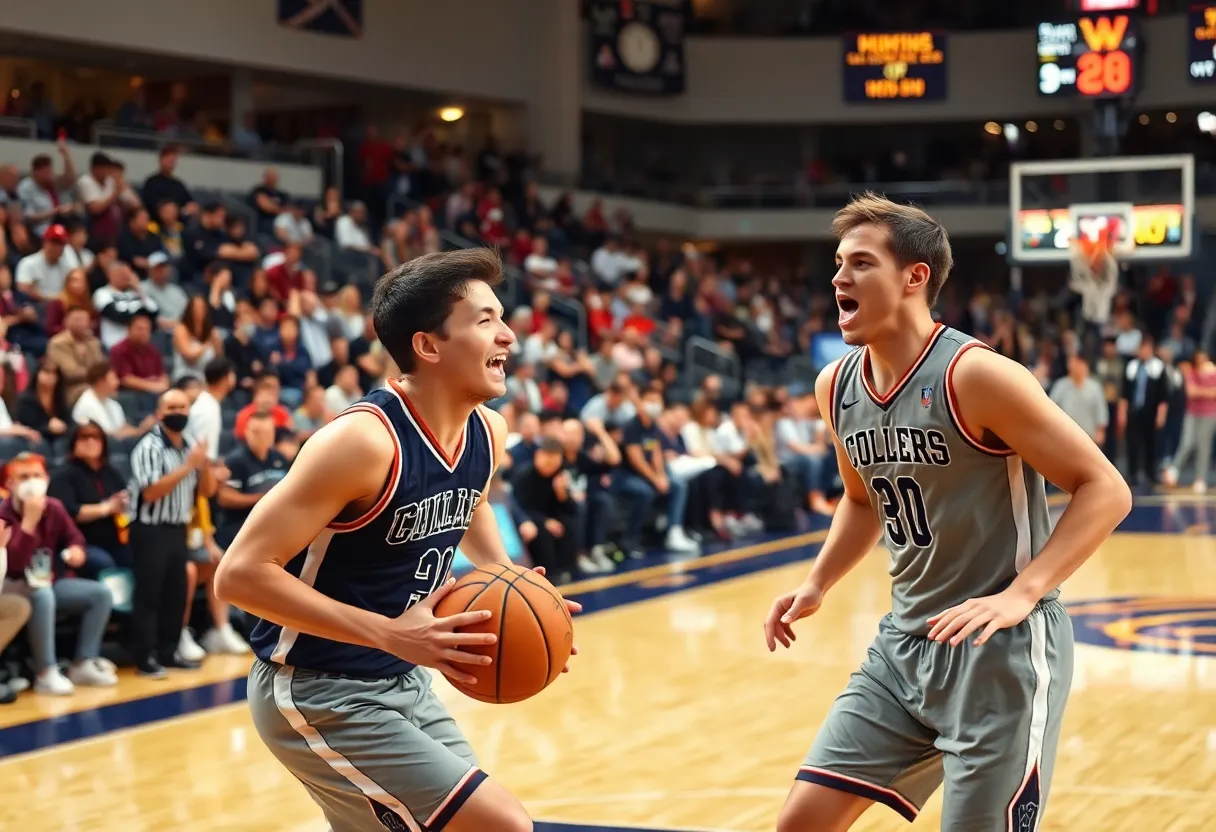 Drexel Dragons basketball team in action during a game