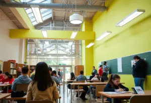 Infographic summarizing Key Features of Julia R. Masterman School