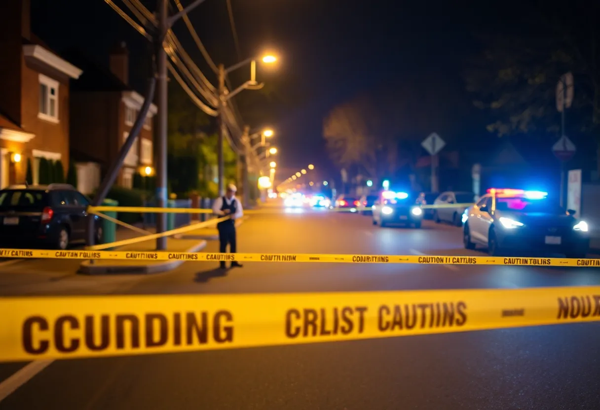 Police activity at a Philadelphia shooting scene