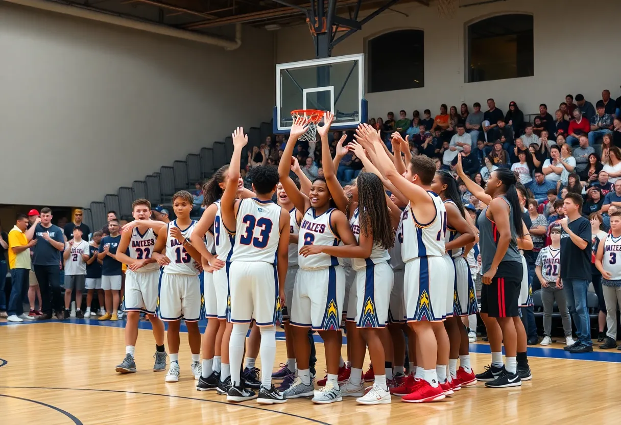 Salisbury High School basketball team celebrates summer league championship