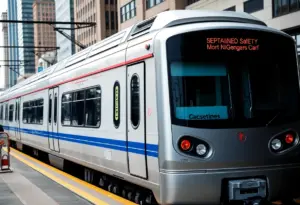 Upgraded SEPTA railcar in Philadelphia