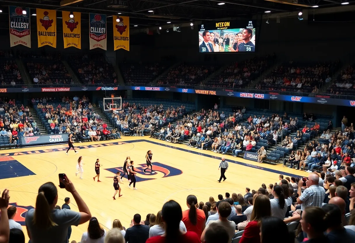 University of Pennsylvania women’s basketball team in action during a game.