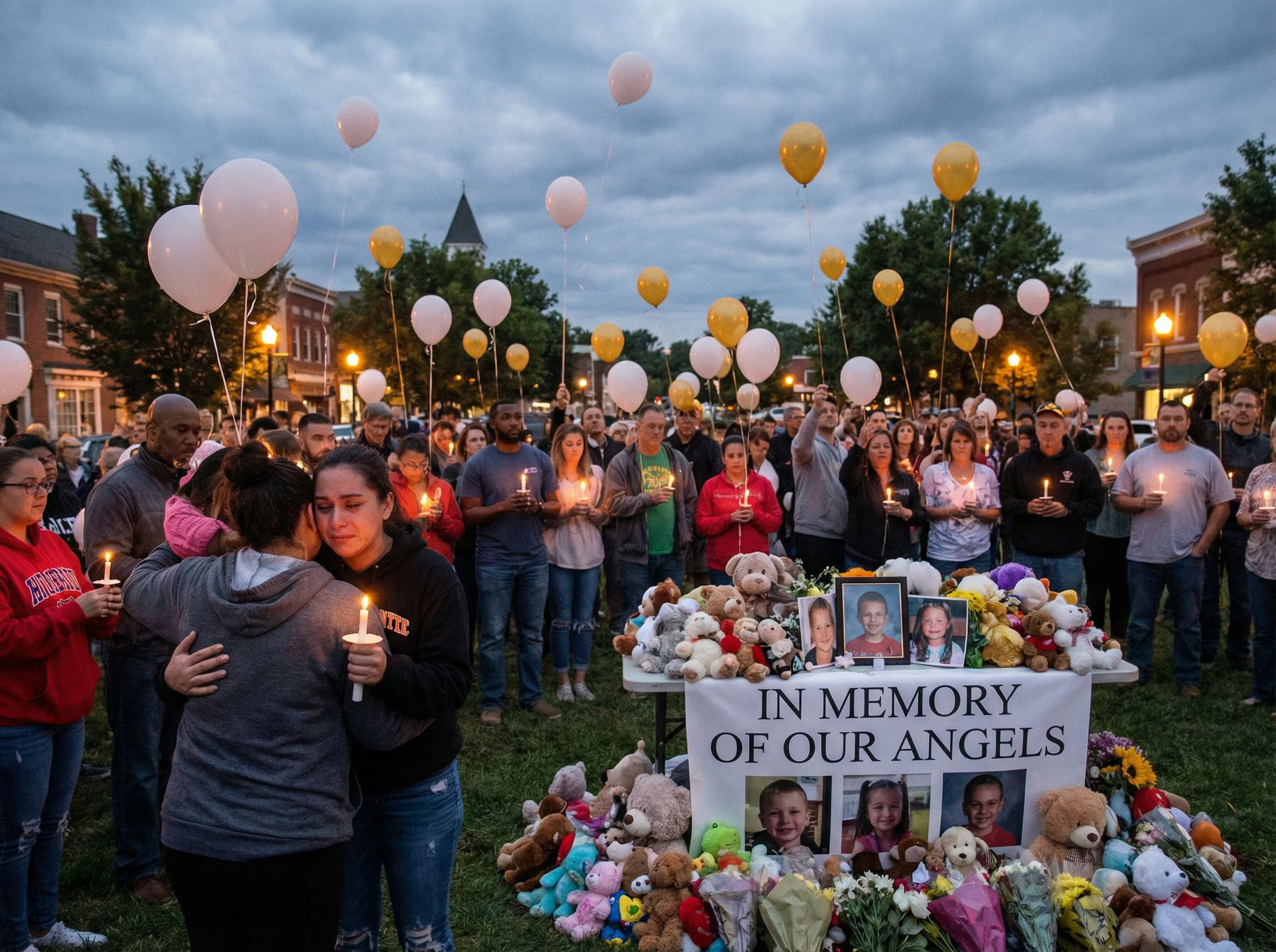 Community vigil in memory of house fire victims