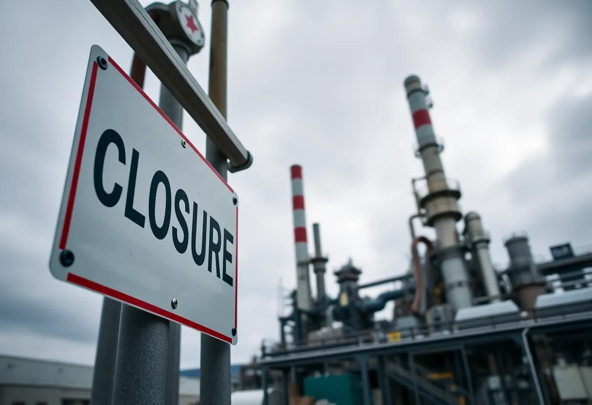 Adare Pharma Solutions manufacturing plant with closure sign