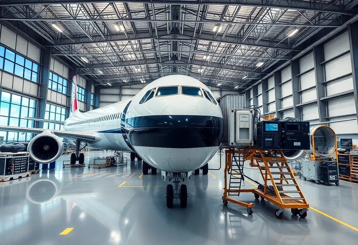 Aerosystems facility showcasing advanced avionics technology