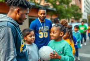 Community fundraiser supporting Boys & Girls Club with AJ Dillon